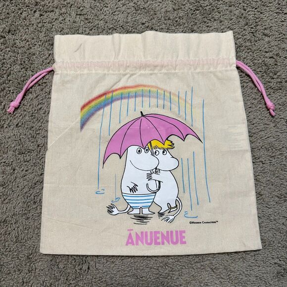Moomin Hawaii Anuenue Rainy Rainbow Drawstring Bag - Picture 2 of 14